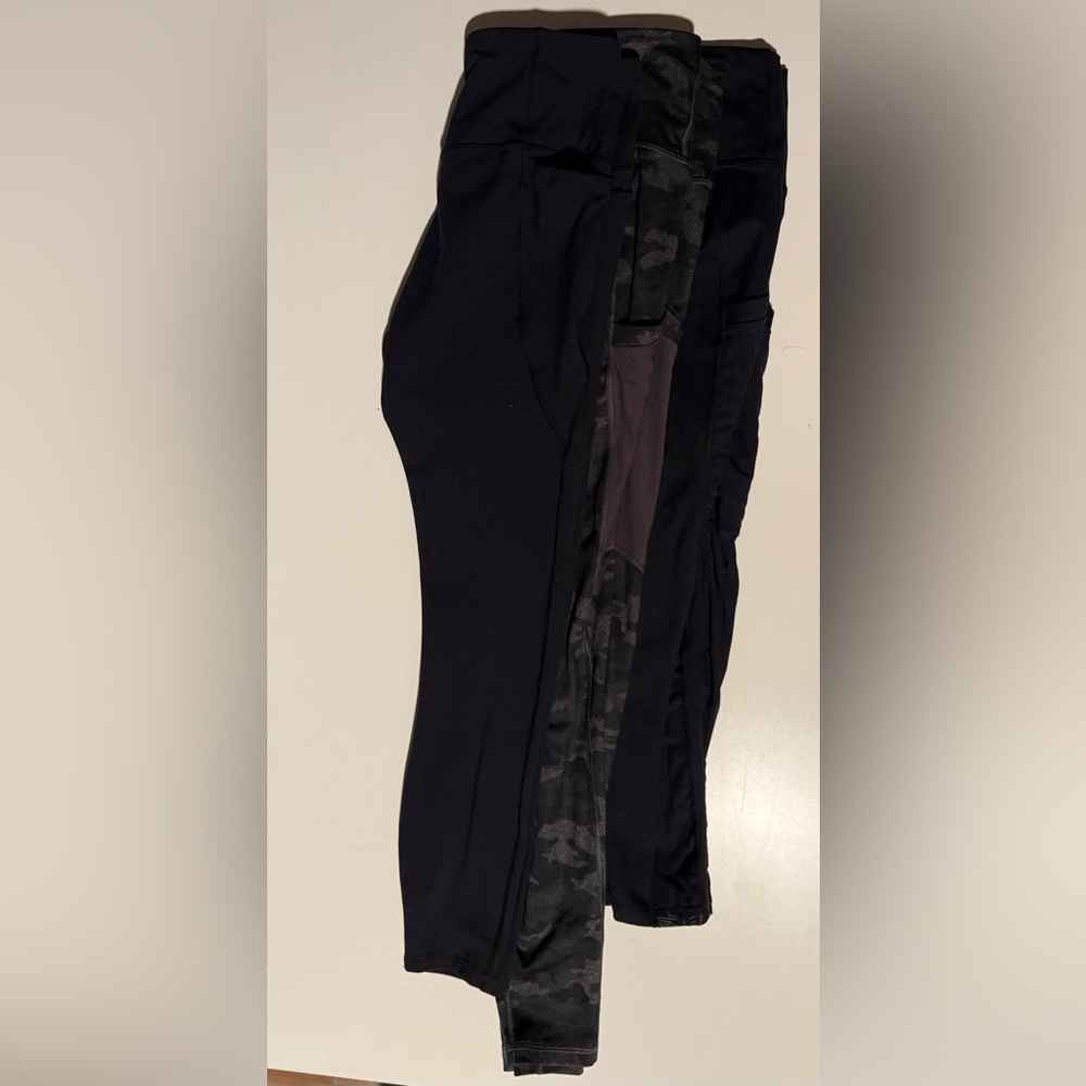 3 pairs of fabletics leggings